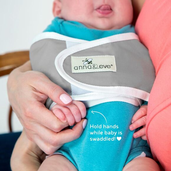 NWT Anna & Eve Unisex Infants LS-0004 Swaddle Strap Grey-Size L - Picture 7 of 7